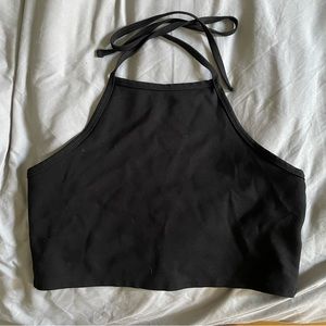 Sunday Best Halter Crop Top Sz L